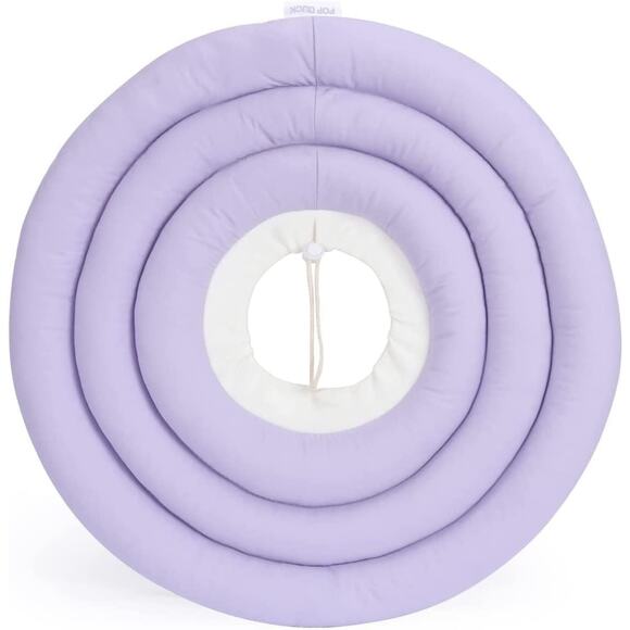 POP DUCK Dog Cone – XL Purple Soft Recovery Collar, Alternative After Surgery - Picture 2 of 8